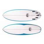 Aysmetrical surfboard