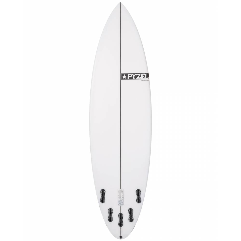 Pyzel Ghost surfboard bottom