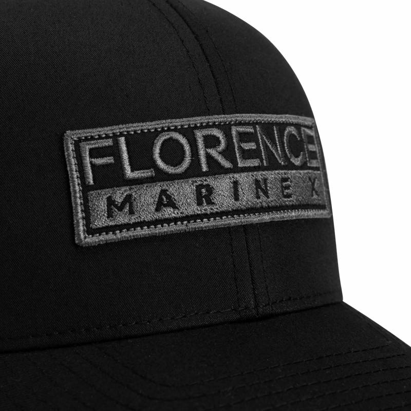 Florence Marine X Trucker Hat - Black Black brand logo