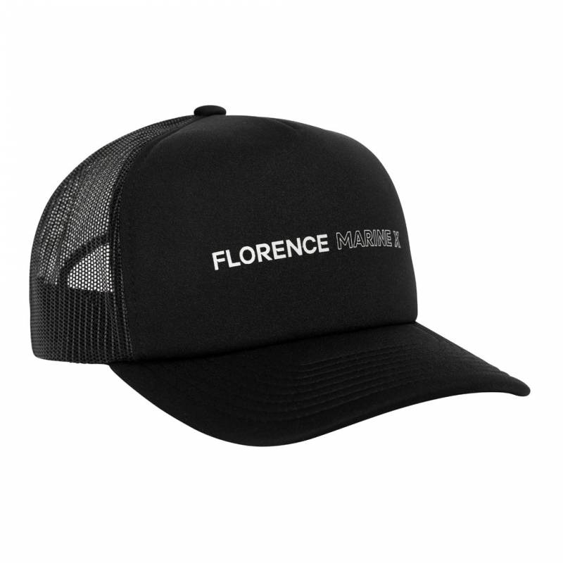 Florence Marine X Foam Trucker Hat - Black front