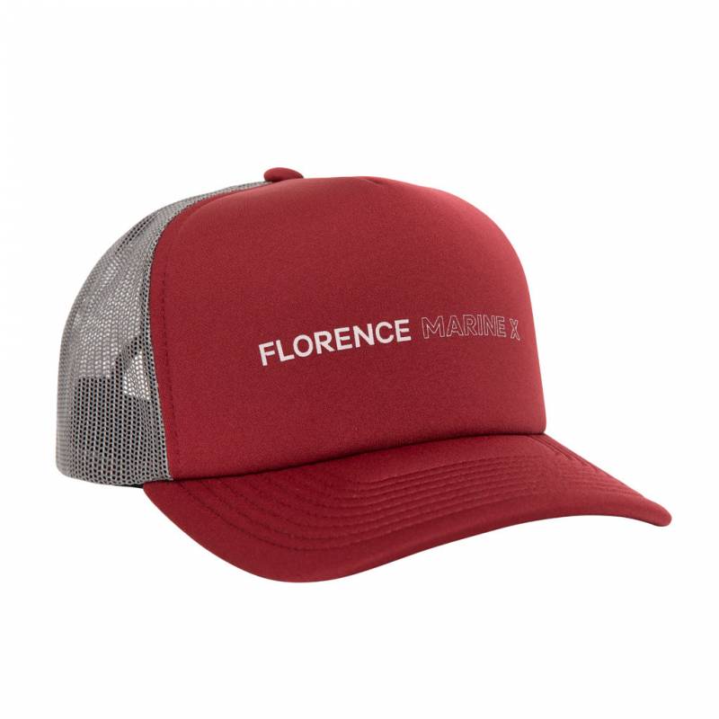 Florence Marine X Foam Trucker Hat - Maroon front