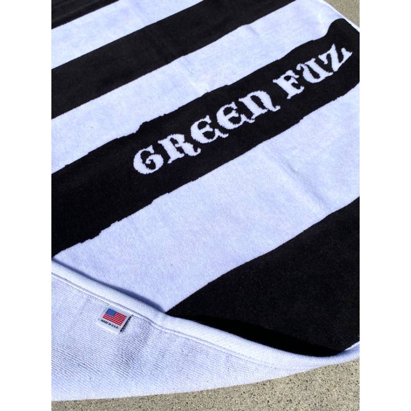 Green Fuz Beach Towel close up