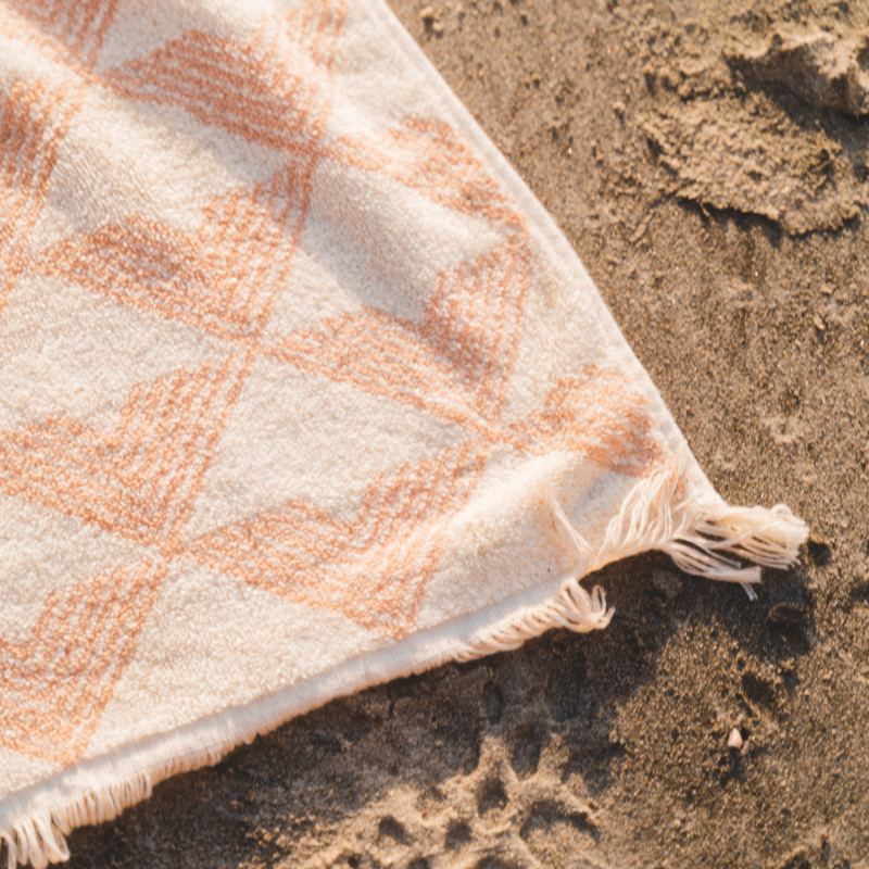 West Path Oversized Beach Towel - Organic Cotton