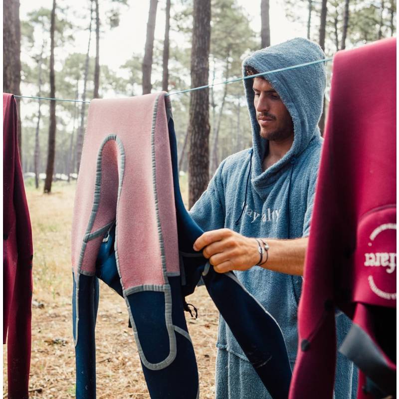 BAMBOO PONCHO - STEEL wetsuit