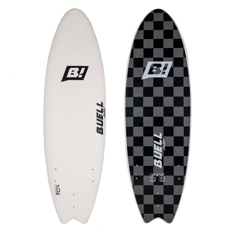 FOAMIE SURFBOARD 6'0 - BLACK/GREY CHECKERBOARD all