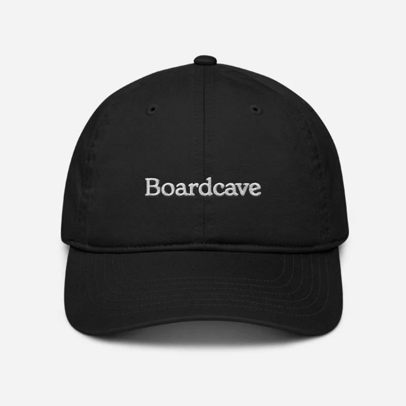 Boardcave Classic Cap - Black front