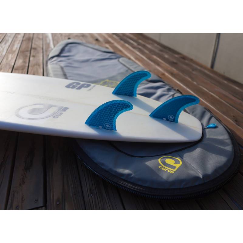 Curve Armourdillo Travel Surfboard Bag - Fish with surfboard