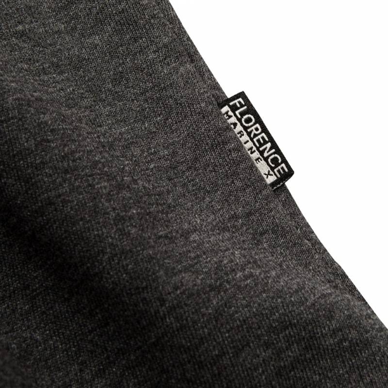 Florence Marine X Burgee Recover Pocket T-Shirt - Dark Heather Grey brand label