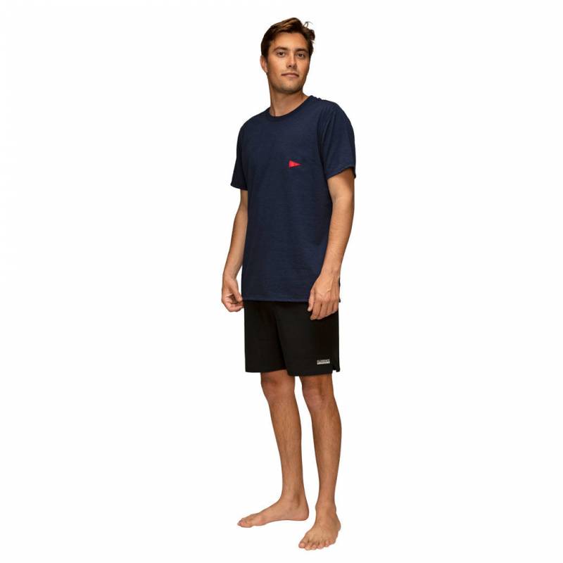 Florence Marine X Burgee Recover T-shirt - Navy on model