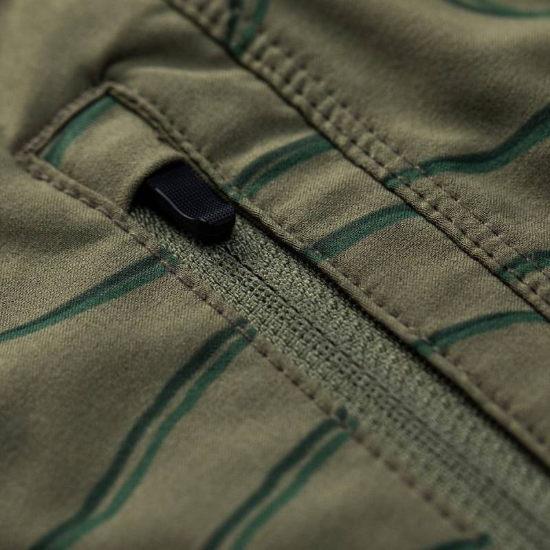 Florence Marine X Isobar Boardshort - Burnt Olive side zip pocket