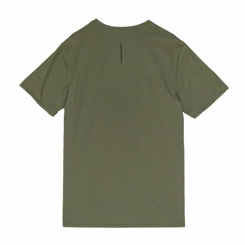 Florence Marine X Isobar Organic T-Shirt - Burnt Olive back