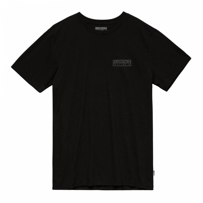 Florence Marine X Logo Organic T-Shirt - Black front