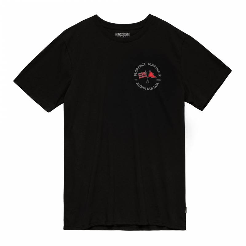 Florence Marine X Nui Loa Organic T-Shirt - Black front