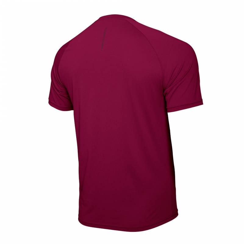 Florence Marine X Short Sleeve UPF Shirt - Maroon back