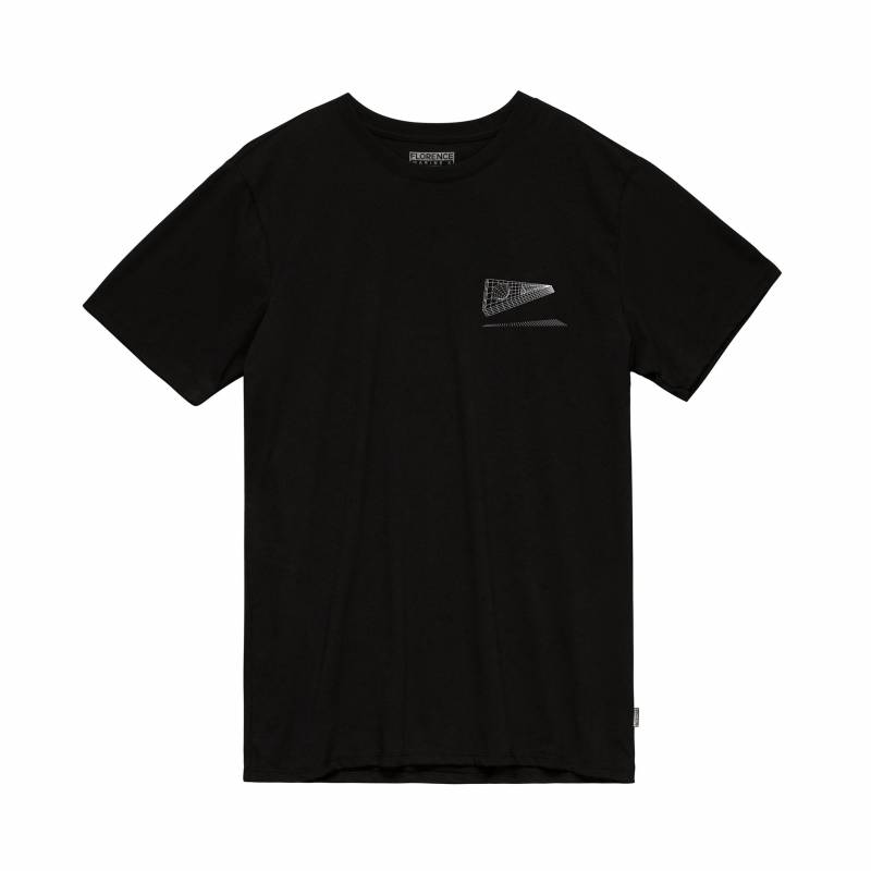 Florence Marine X Wireframe Organic T-Shirt - Black front