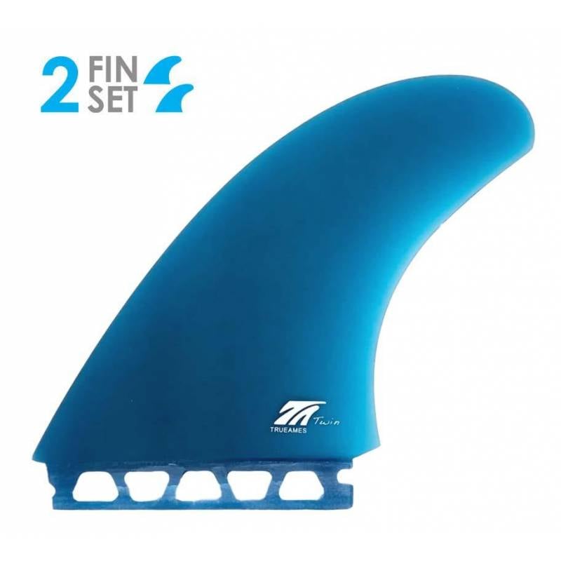 True Ames TA Twin Blue Surfboard Fins (Futures)