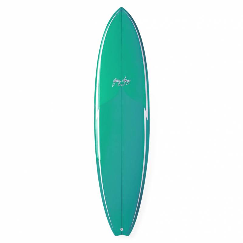 Gerry Lopes Little Darlin Surfboard green