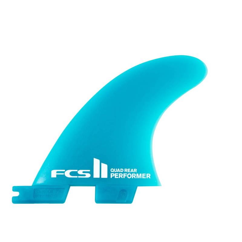 Brand New FCS II Performer Surfboard 3 Fin Set Neo Glass Large Teal/G 