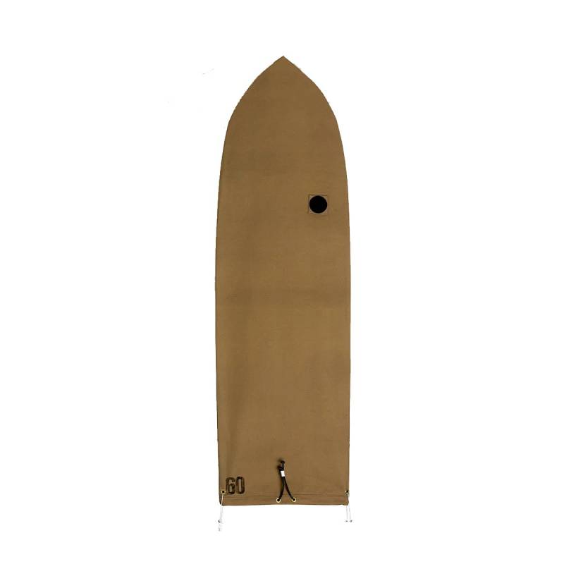 OLA CANVAS Bonzer Surfboard Bag - Ranger Brown - front