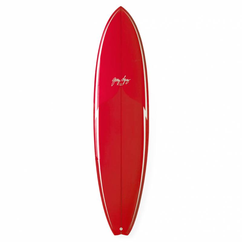 Gerry Lopes Little Darlin Surfboard red
