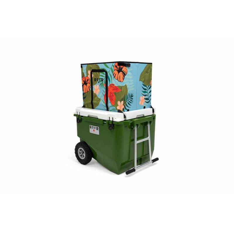 RollR 80 Cooler - Aloha with bag front right