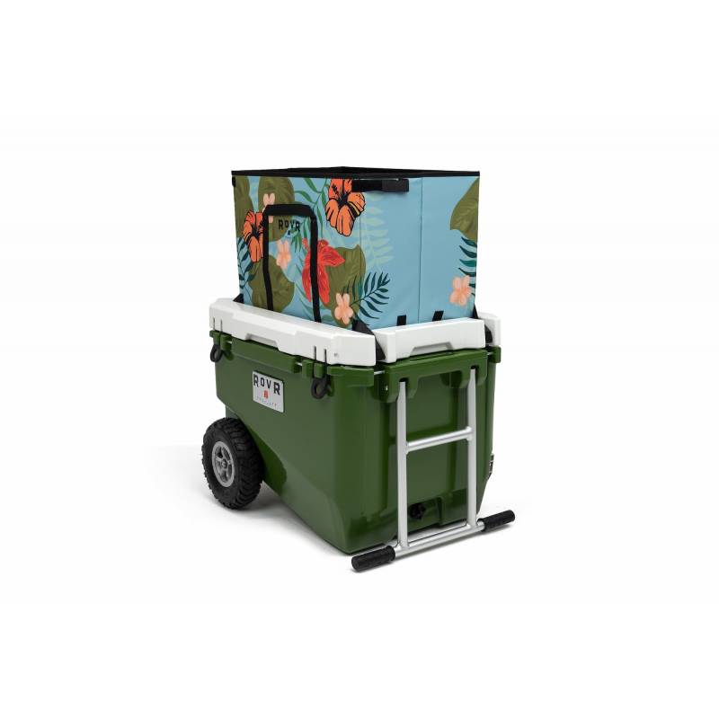ROVR RollR 60 Cooler - Aloha front right with bag