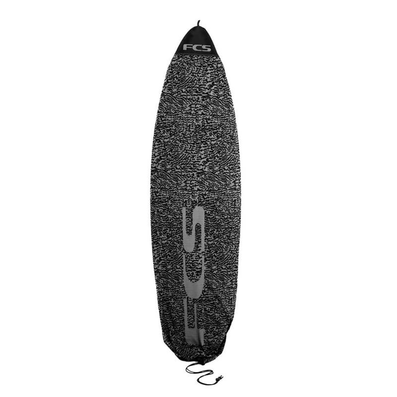 FCS Stretch Funboard Surfboard Cover - Carbon