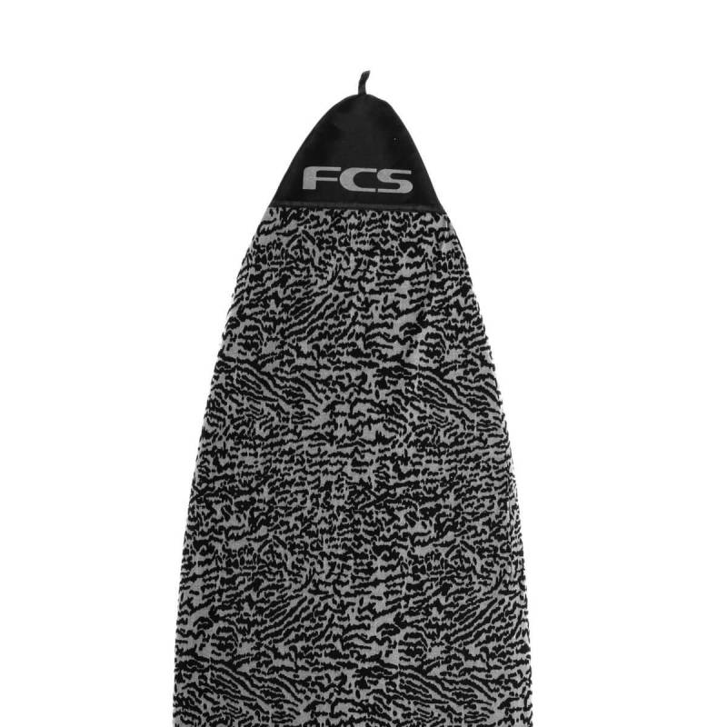 FCS Stretch Funboard Surfboard Cover - Carbon nose close up