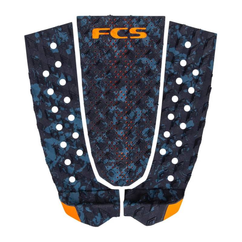 FCS T-3 Tail Pad - Blue Fleck / Orange