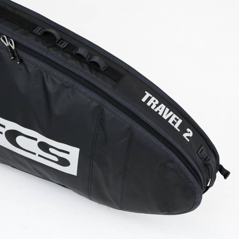 FCS Travel 2 All Purpose Surfboard Bag Black//Grey 70