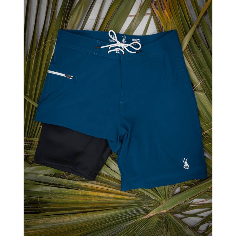 Wetsuit Lined Boardshorts ECO Mens Drifties - Navy