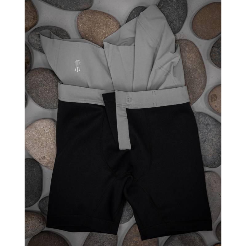 Wetsuit Lined Boardshorts Mens Drifties - Stone Gray