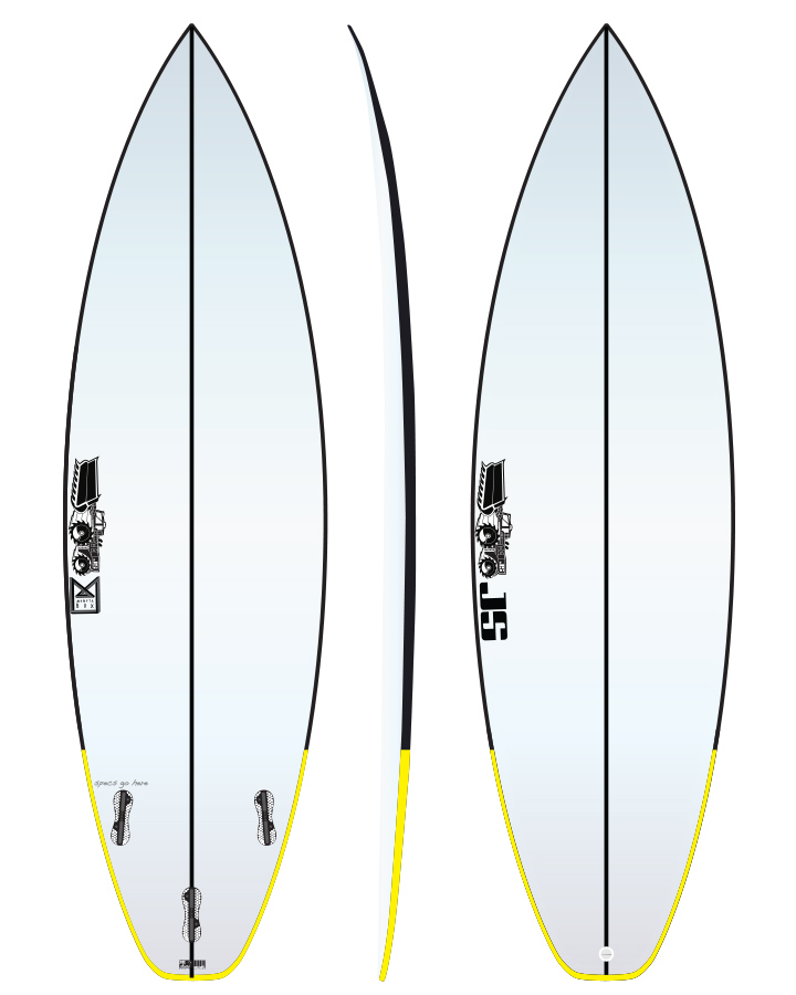 BLAK BOX 2 SQUASH TAIL SURFBOARD by JS INDUSTRIES - Best Price 