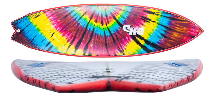 DHD Twin Fin Surfboard model
