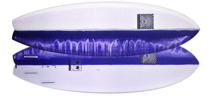 eye symmetry cali quad hybrid surfboard