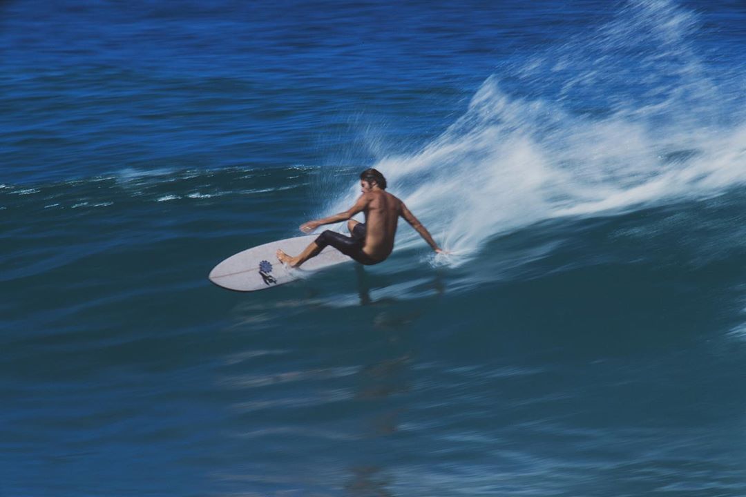 Dave Rastovich surfing a Flax Surfboard eco board by Gary Ncneill